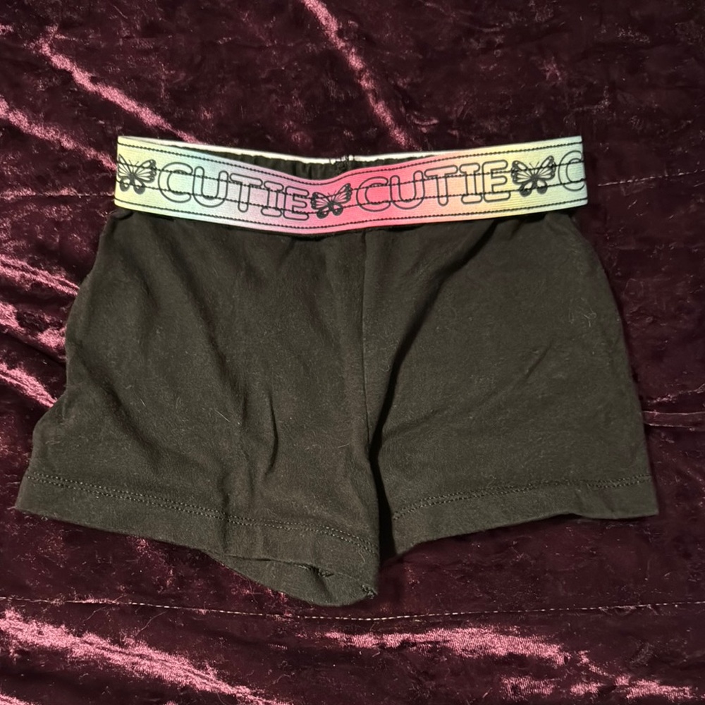 Garanimals Black Athletic Shorts with Decorative Waistband